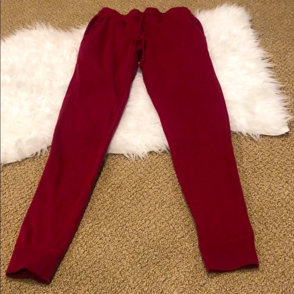 Maroon Spiritual Gangster sweat pants ❤️